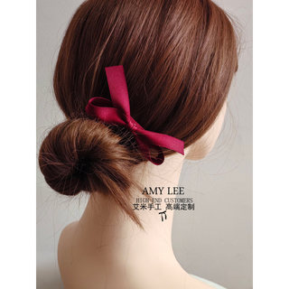 Arco franja pente grampo de cabelo inserção de cabelo pente acessórios de cabelo coreano pente de cabelo curto inserção 
