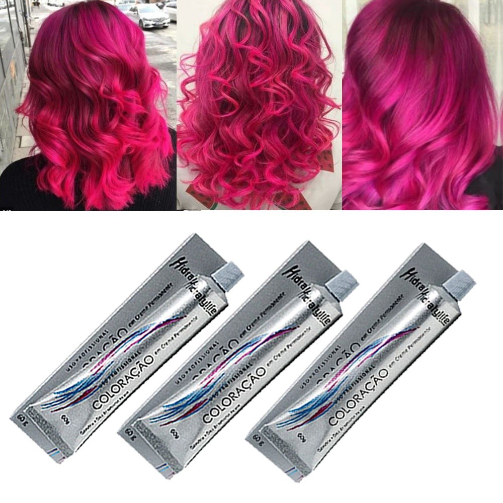 Kit Rosa Pink 03 Coloração em Creme Mairibel/Hidraty 60g