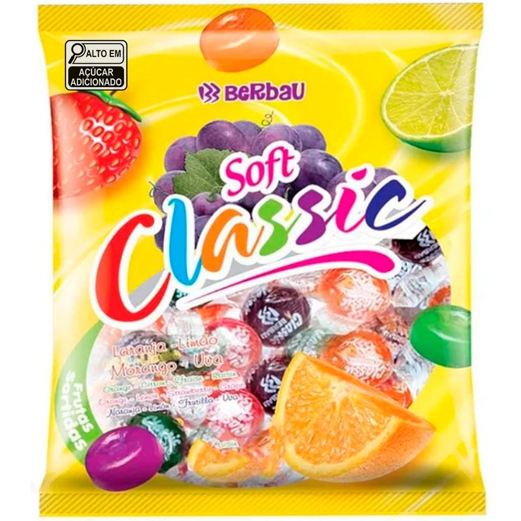 Bala Dura Soft Classic Frutas Sortidas 400g - Berbau