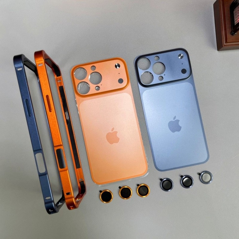 Monee 3-In-1 Change Case Capa Capinha Para iPhone 17 Pro Max Case 13 14 15 16 Orange Sunset With Waterproof Phone Case