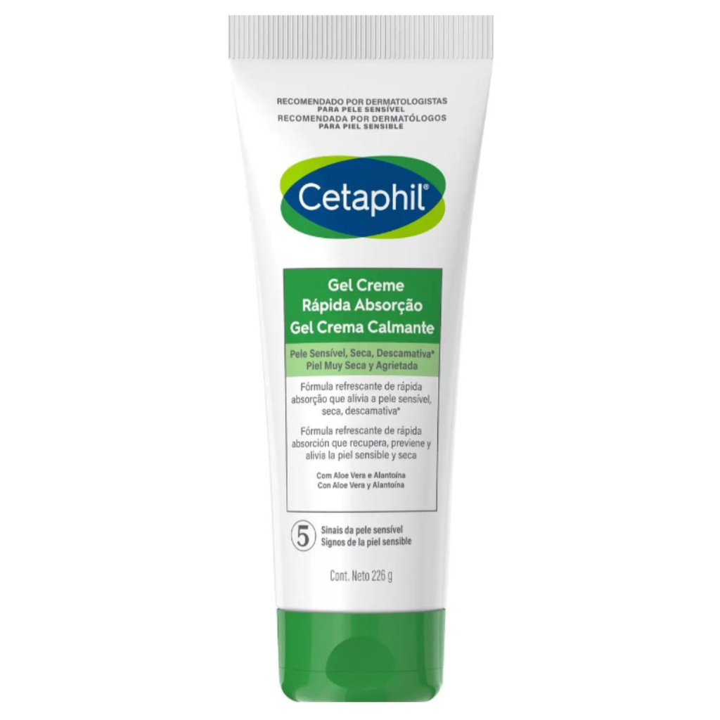 Cetaphil Gel Creme Hidratante Pele Sensível Seca 226g Abs.Ráp