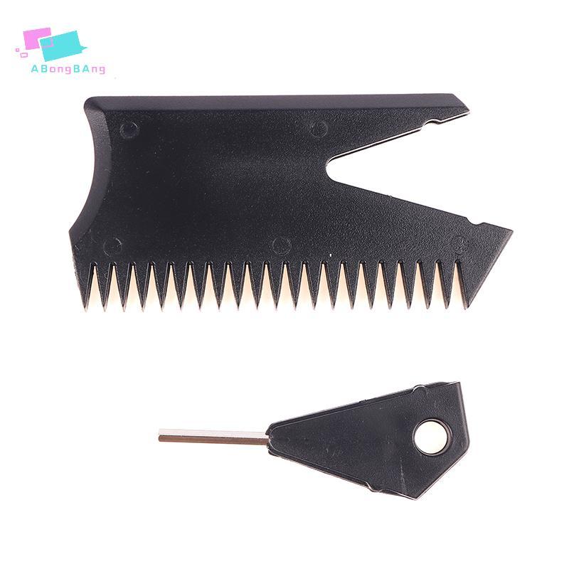 Abongbanghn Pente De Cera Para Prancha De Surf , Com Chave De Barbatana , Removedor De Limpeza Esportes Aquáticos , Skim