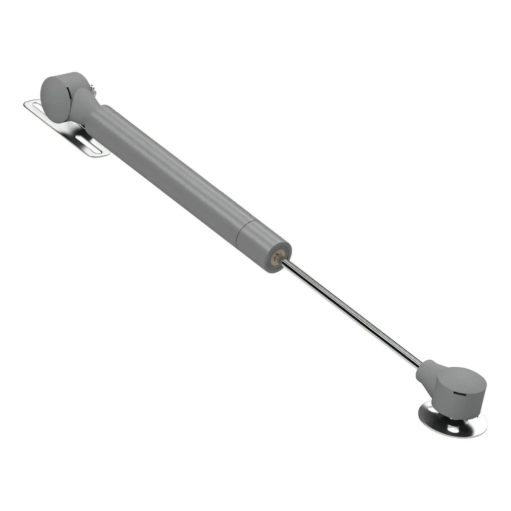 Pistão Armário Gás ALBRAS/SOPRANO 100n 25cm Prata/Cinza Kit Instalação
