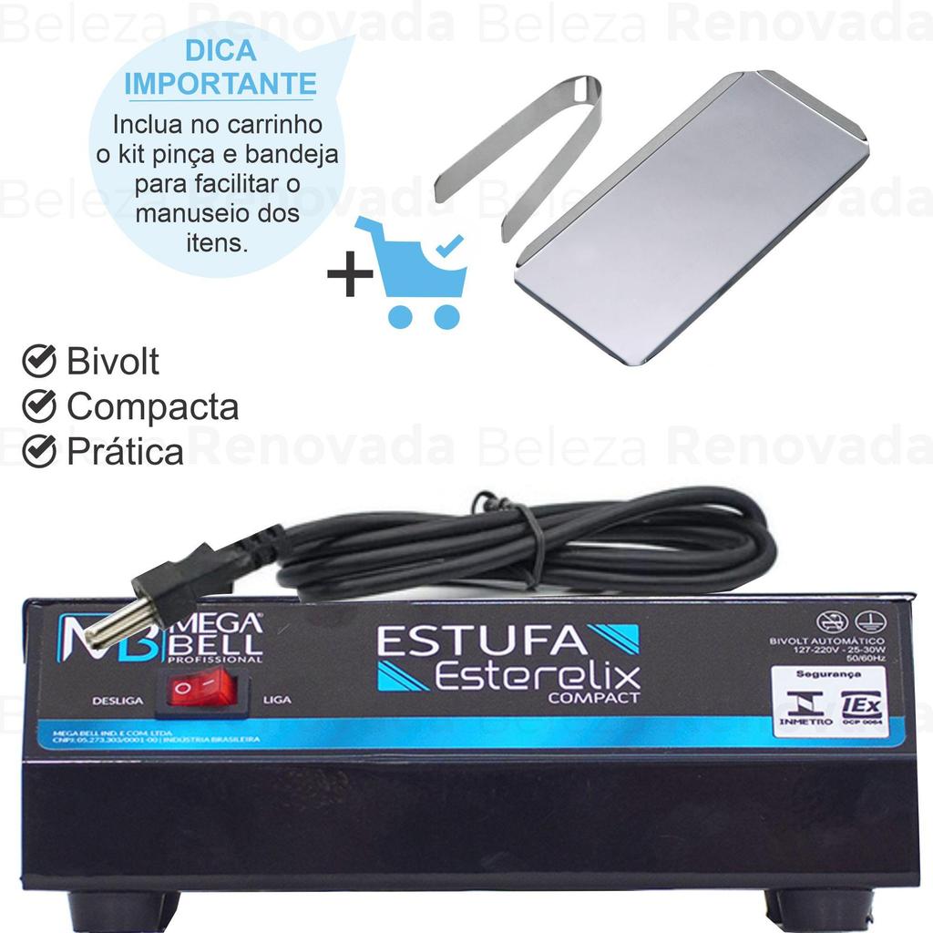 Estufa Manicure Forninho Esterilizador Alicate Mega Bell · foto 2