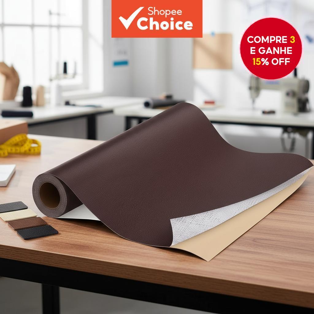  2 Pacotes de Patches de Reparação de Couro, 30x20cm, Autoadesivos e Impermeáveis, Patches Grandes para Sofás e Móveis