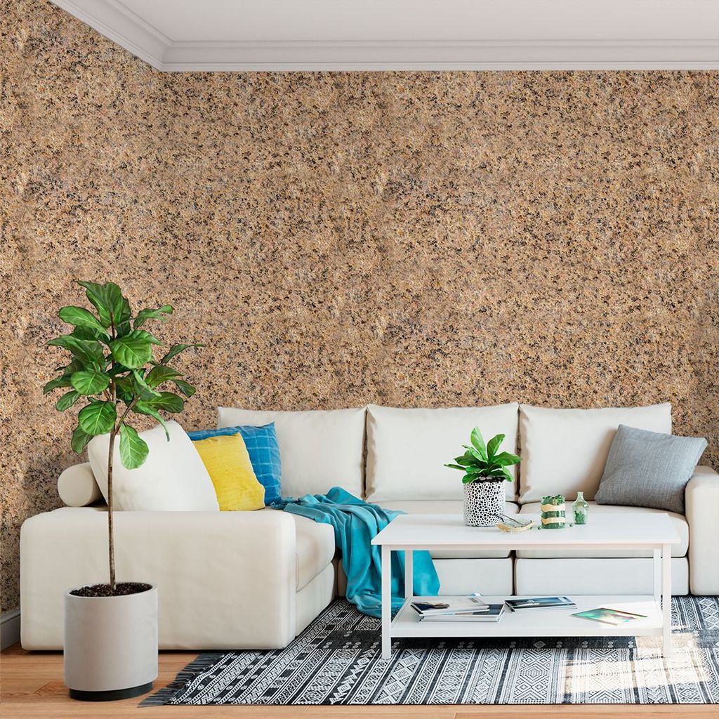 Granito Papel de Parede Adesivo Estilo Pedra Natural Para Sala e Cozinha