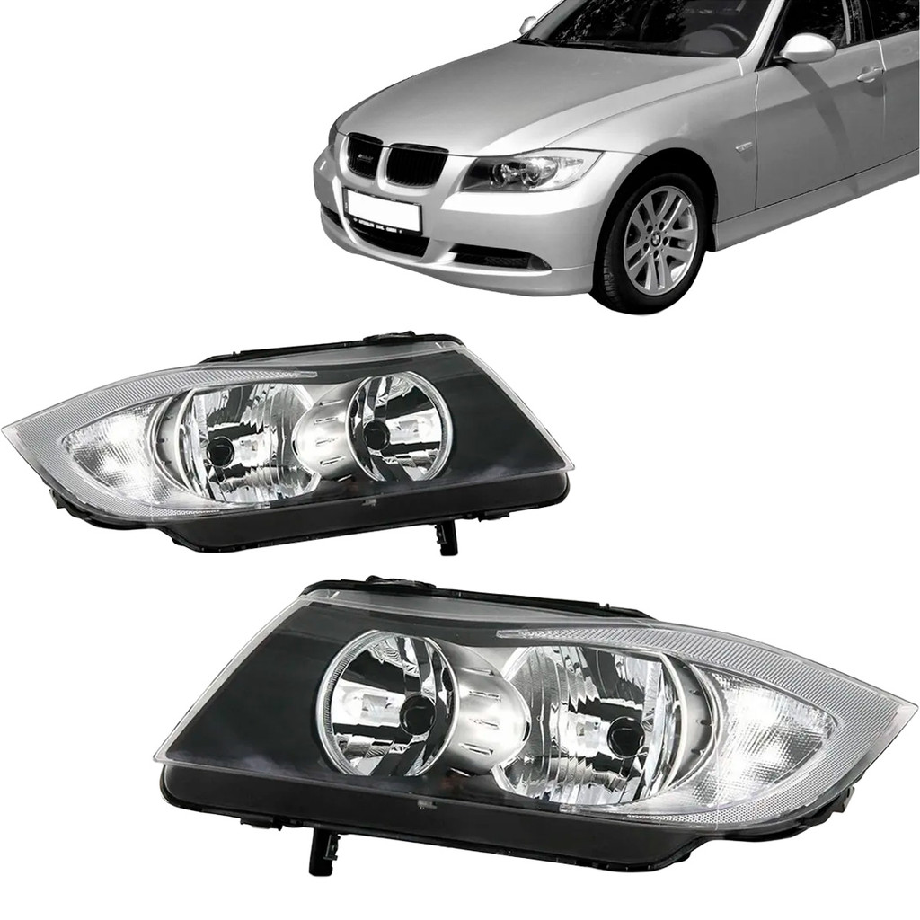 Farol Bmw 320i 2006 2007 2008 Sem Projetor
