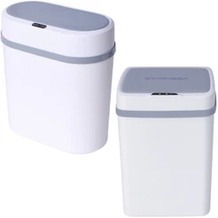 Lixeira 12 Litros Abertura Automática C/ Sensor Rápido P/ Cozinha Banheiro Compacta Moderna Material Resistente