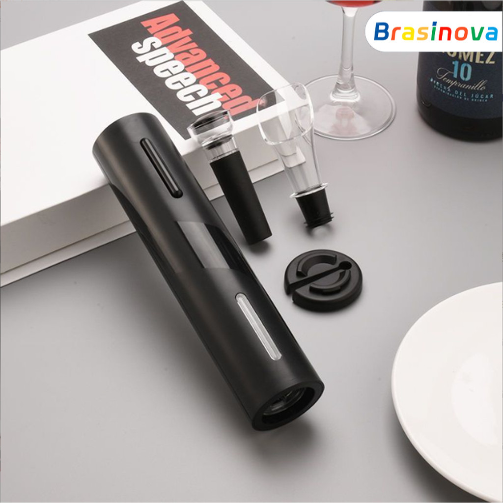 Abridor De Vinho Elétrico Automático Saca Rolha A Pilha Utilidade Doméstica Presente