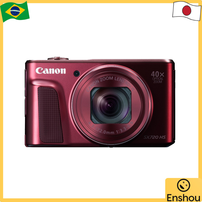 [USED]Do Jopão [USADO] Câmera digital Canon PowerShot SX720 HS zoom Óptico Vermelho 40x PSSX720HSRE
