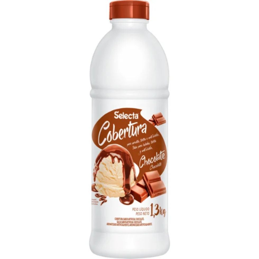 Cobertura para Sorvete Chocolate 1,3Kg Selecta em Oferta na Shopee