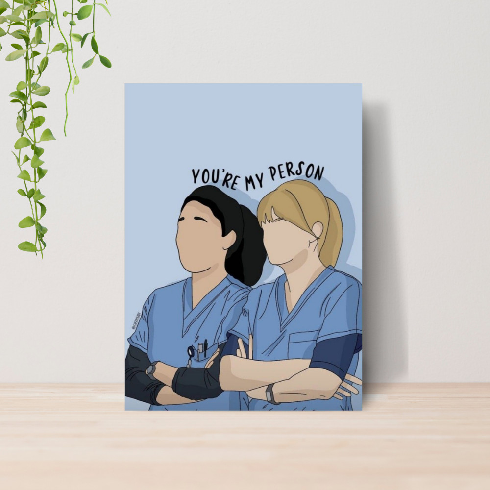 Quadro Decorativo Grey's Anatomy Série Médica Hospital 01 | Placa 20x28