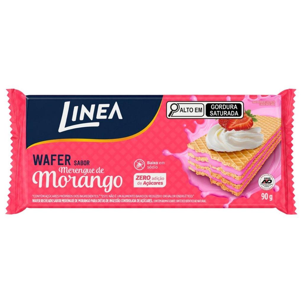 LINEA WAFER MERENGUE DE MORANGO 90G