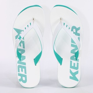 Chinelo Kenner Red Branco e Verde Água - Masculino