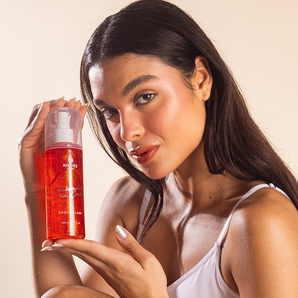 Kit Esfoliante, Geleia e Body Splash Watermelon