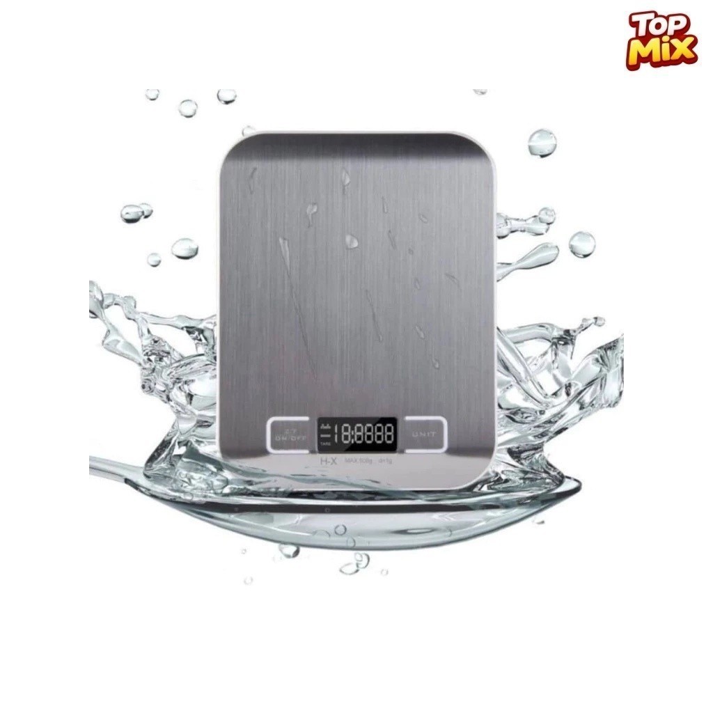 Balança Digital de Cozinha Inox Precisão 1g
