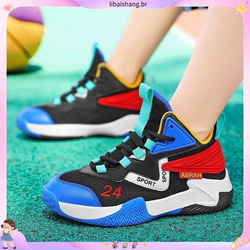 kit tênis infantil masculino tênis infantil masculino Sapatos para meninos 2024 Novos tênis de basquete para crianças