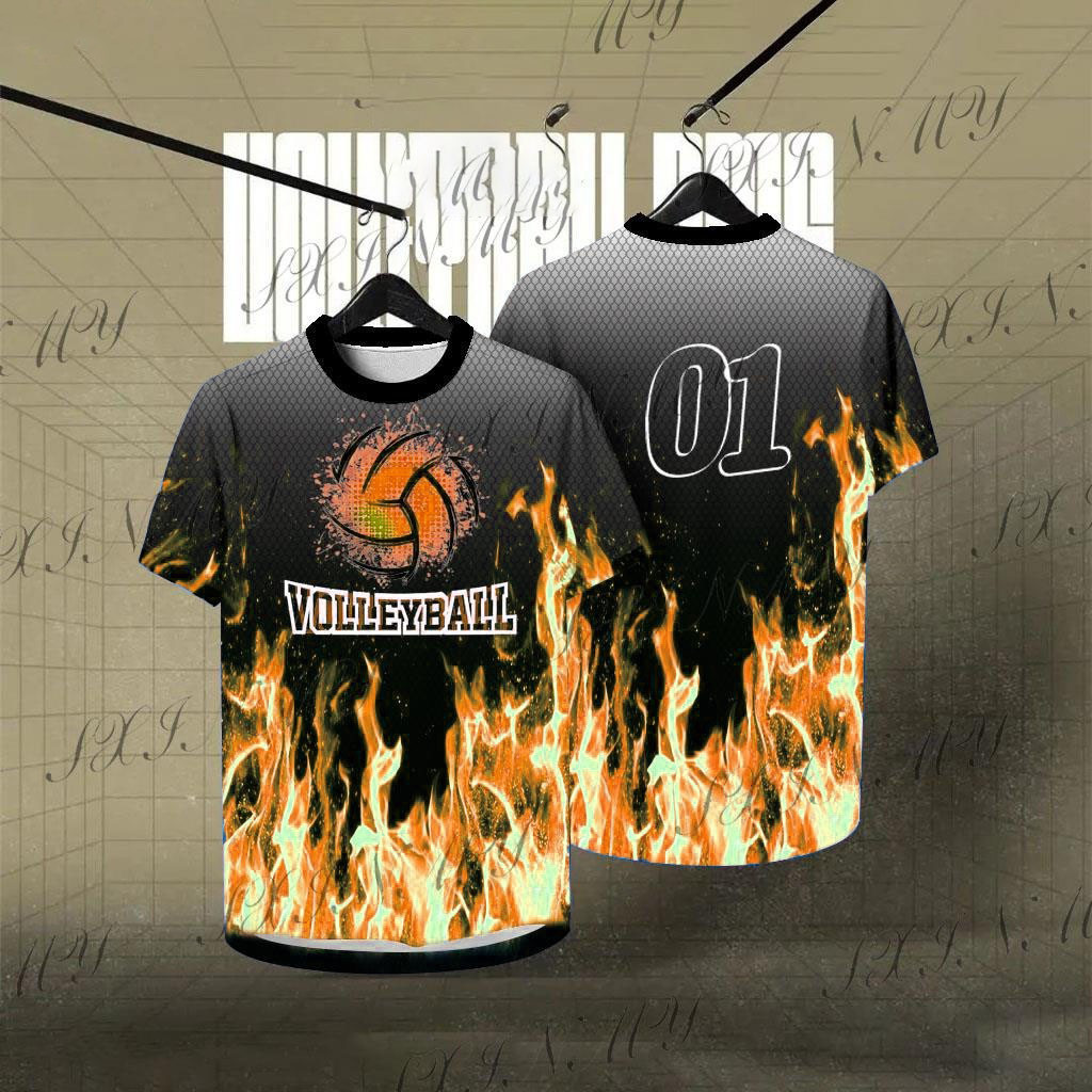 Nobleflying Nome E Número Personalizados Gratuitos , Camisa Nova Camisavolleyball-Esportiva Para De Vôlei , Esportes Ati