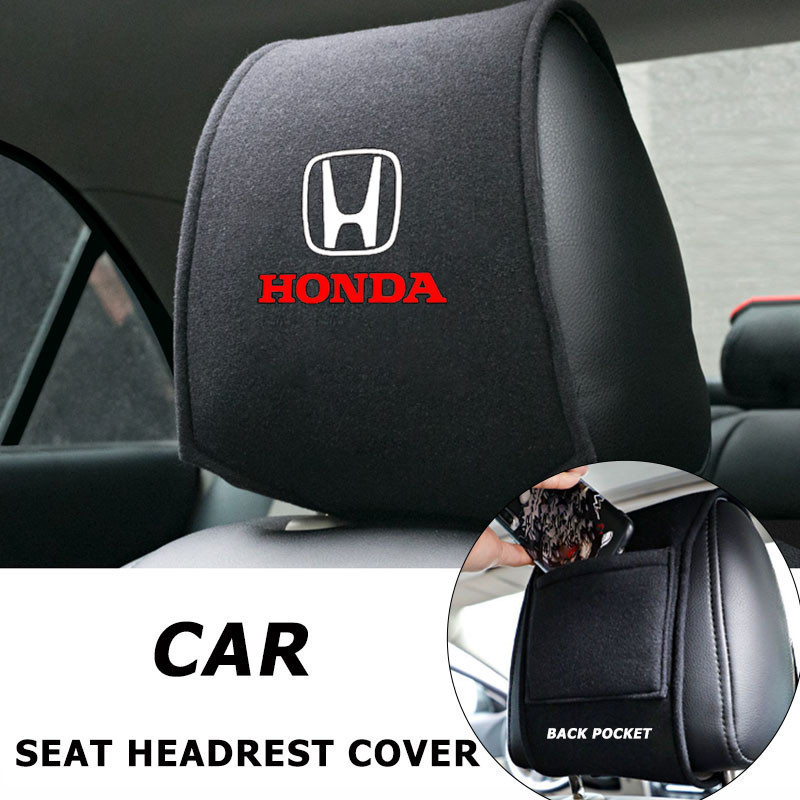 Capa para encosto de cabeça e encosto de costas do banco do carro, adequada para o interior de carros Honda Accord, City