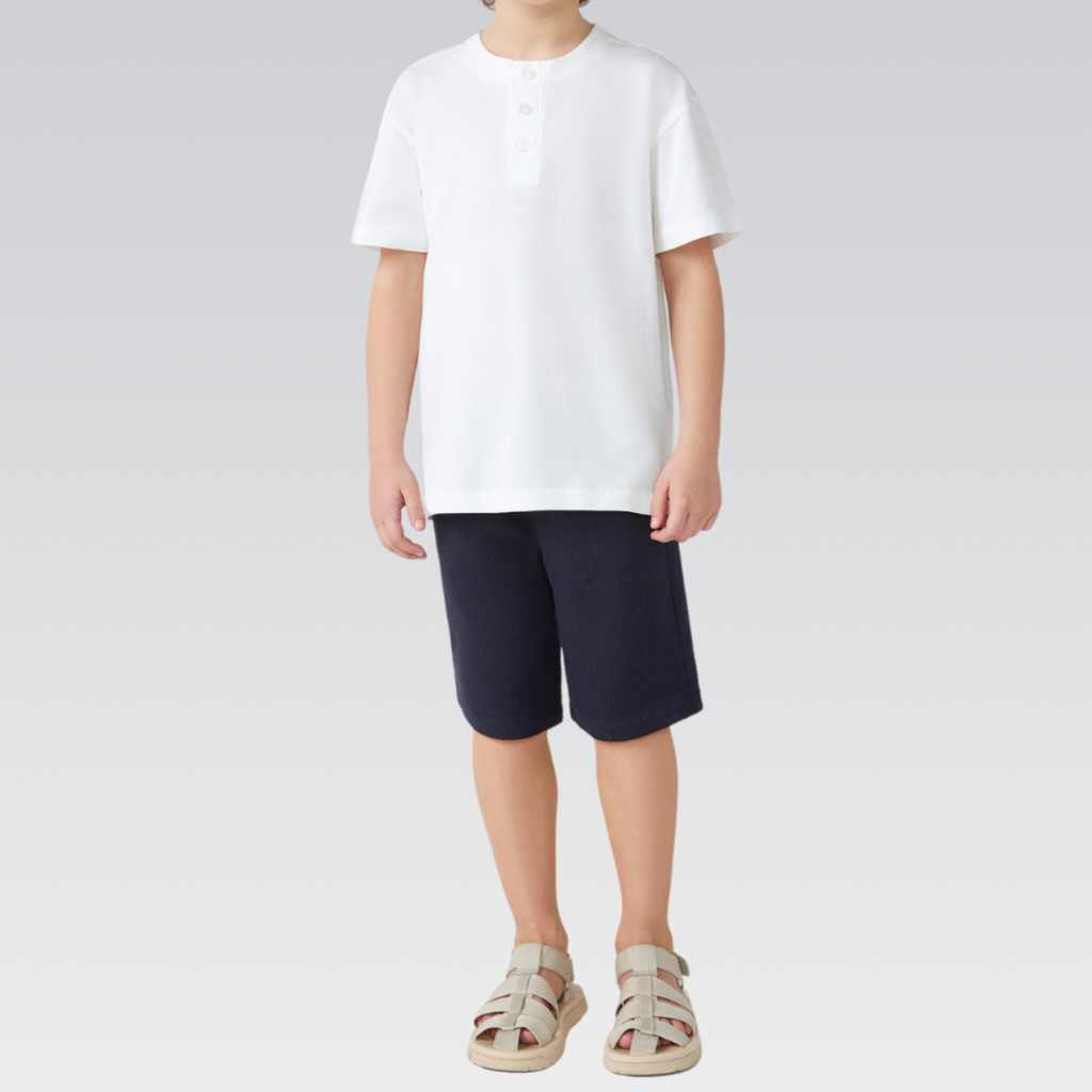Bermuda Infantil Menino Cos Ajustavel Bolsos HERING Original Moda Kids Estilo Conforto Qualidade