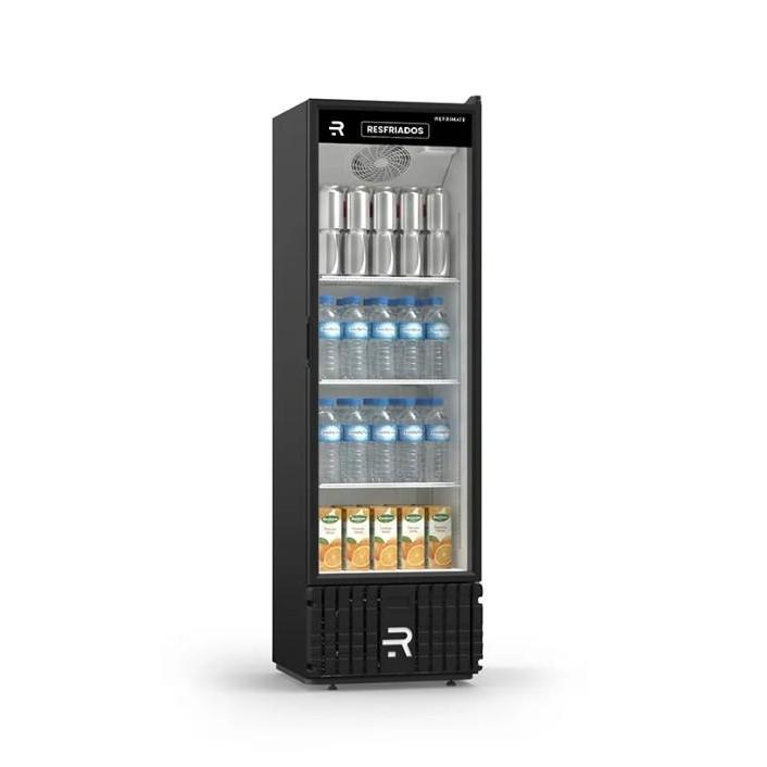Visa Cooler Expositor para Resfriados com Porta de Vidro VCM400PV PR_BR 400 Litros  - Refrimate