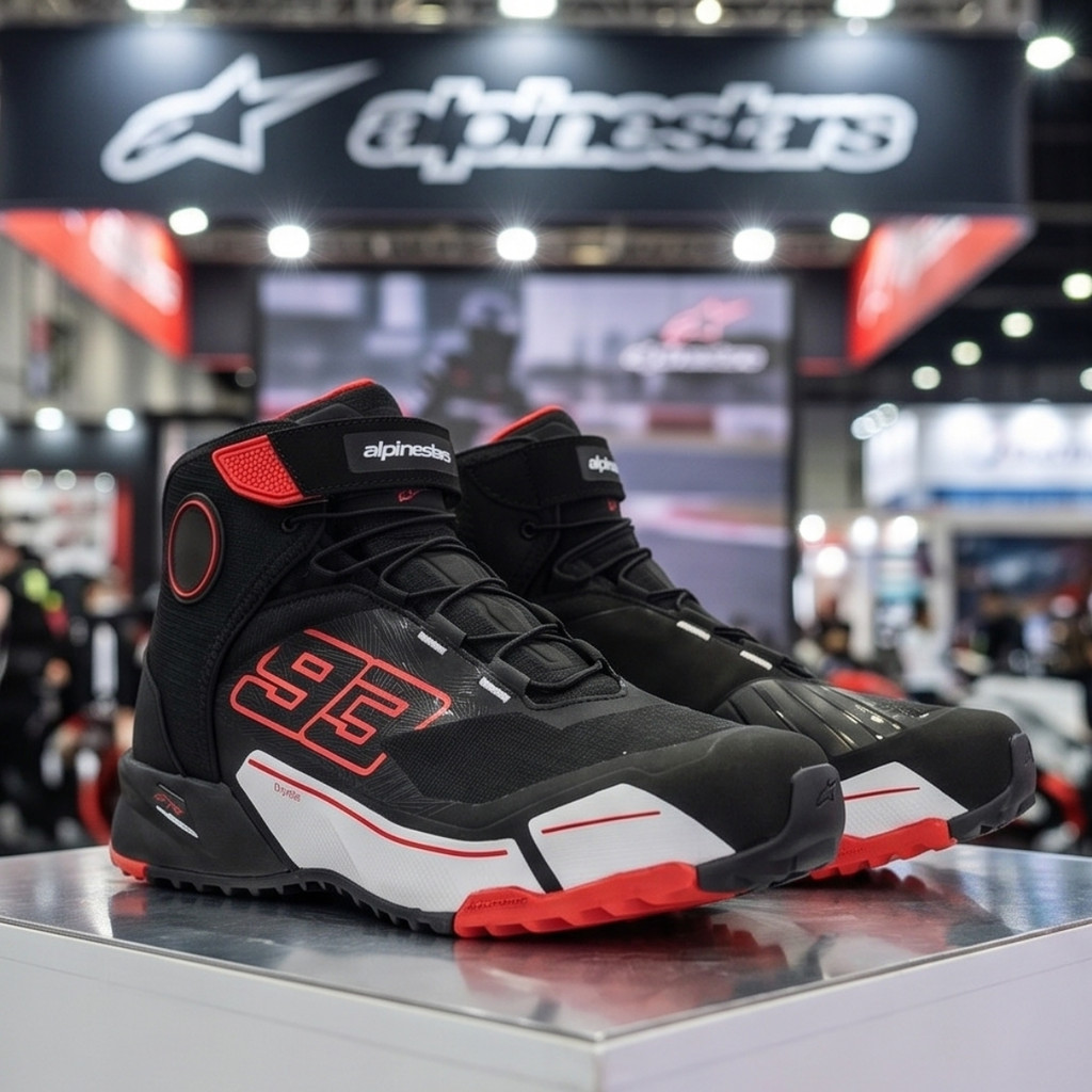 Bota Impermeável Alpinestars CRX MM93 Drystar Marc Márquez