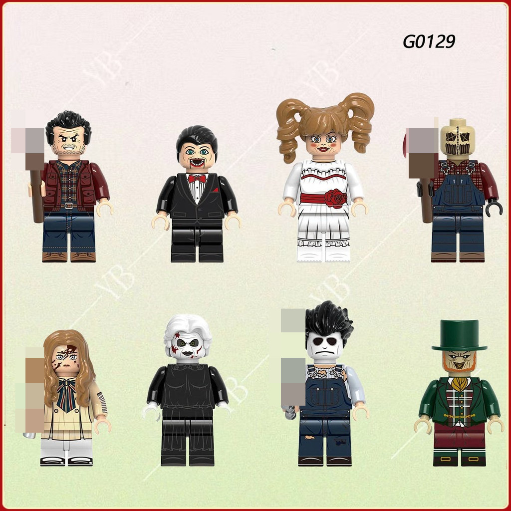 Blocos De Construção Figuras Brinquedos De Montagem Infantil Modelos De Presentes De Halloween em Oferta na Shopee