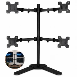 Suporte Vesa Articulado 4 Monitores De 15 A 30 Com Base