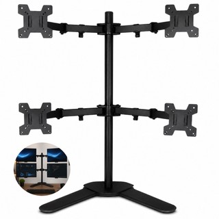Suporte Vesa Articulado 4 Monitores De 15 A 30 Com Base