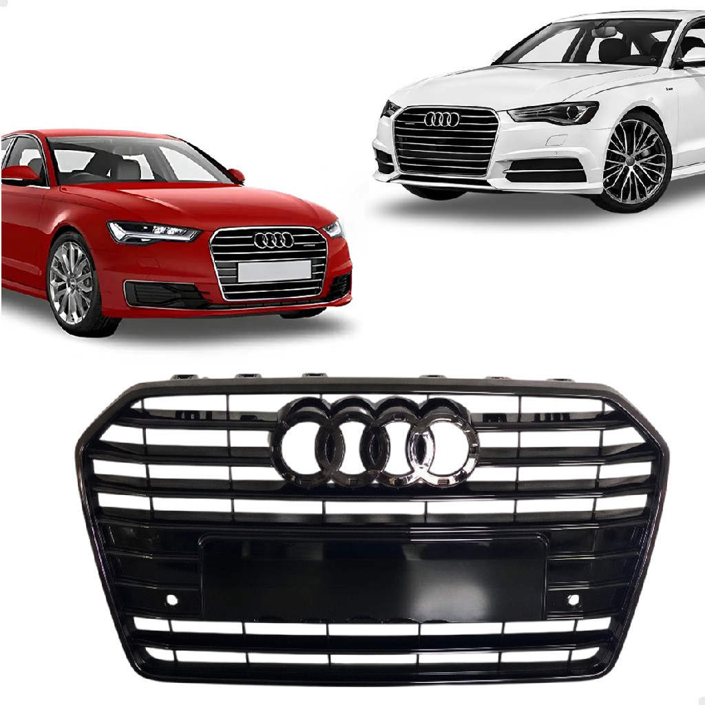 Grade Superior Parachoque Dianteiro Black Piano Audi A6 2015 2016 2017 2018 4GD853651A
