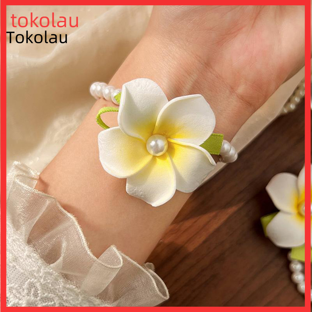 Hair Accessory Bang Pearl Floral Clip for Girls – Bright Color Side Hairpin Stylish Faux Cute Accessories for Women an