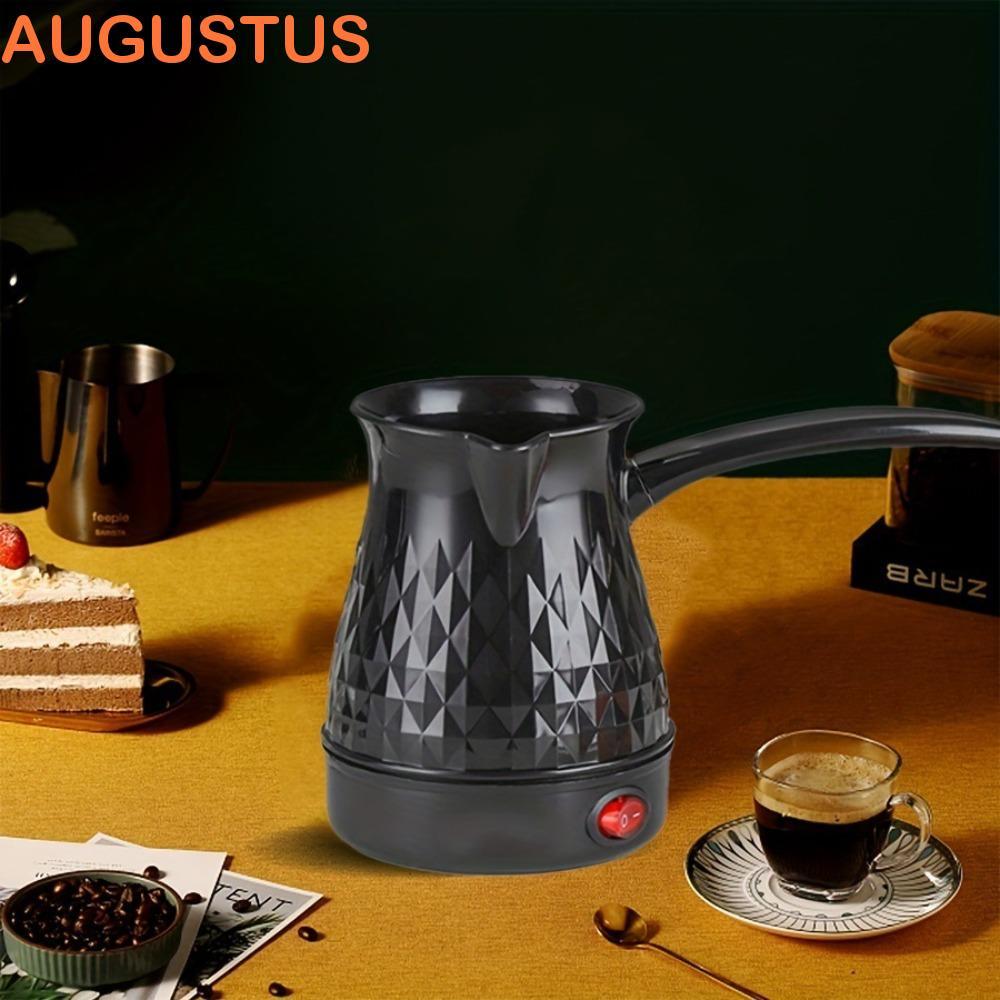 Cafeteira Turca AUGUSTUS , Chaleira De Café Expresso De Plástico De 600 W , Mini Ergonômica Com Alça Longa
