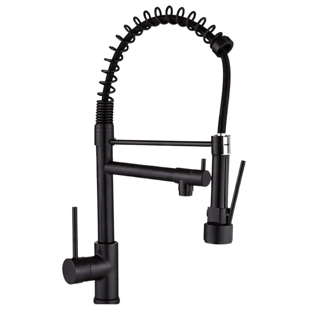Torneira Cozinha Gourmet Monocomando Black Preto Fosco 50 Cm