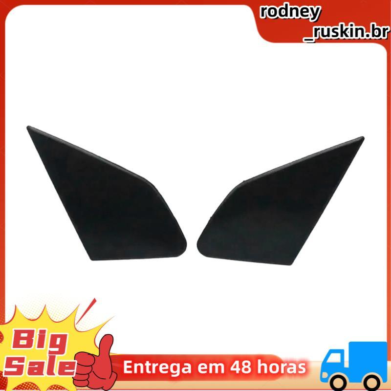 Exterior Do Carro Porta Dianteira Lateral Enfeite Capa Painel Janela Placa De Vidro Guarnição Tampa Para Fit Hatchback 2