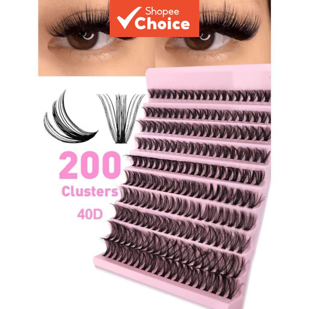 May Bestseller Kit De Cílios 200 Unidades-20D-80D Mix 8-16 Mm , Pinças E Cola Para Volume Fofo DIY