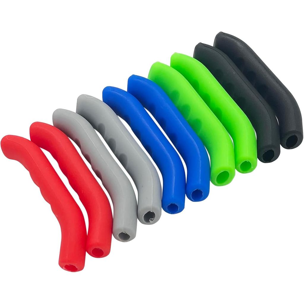 5 Pares de Capas de Silicone Antiderrapantes para Manete de Freio de Bicicleta de Montanha e Estrada, Tipo Universal, Pr
