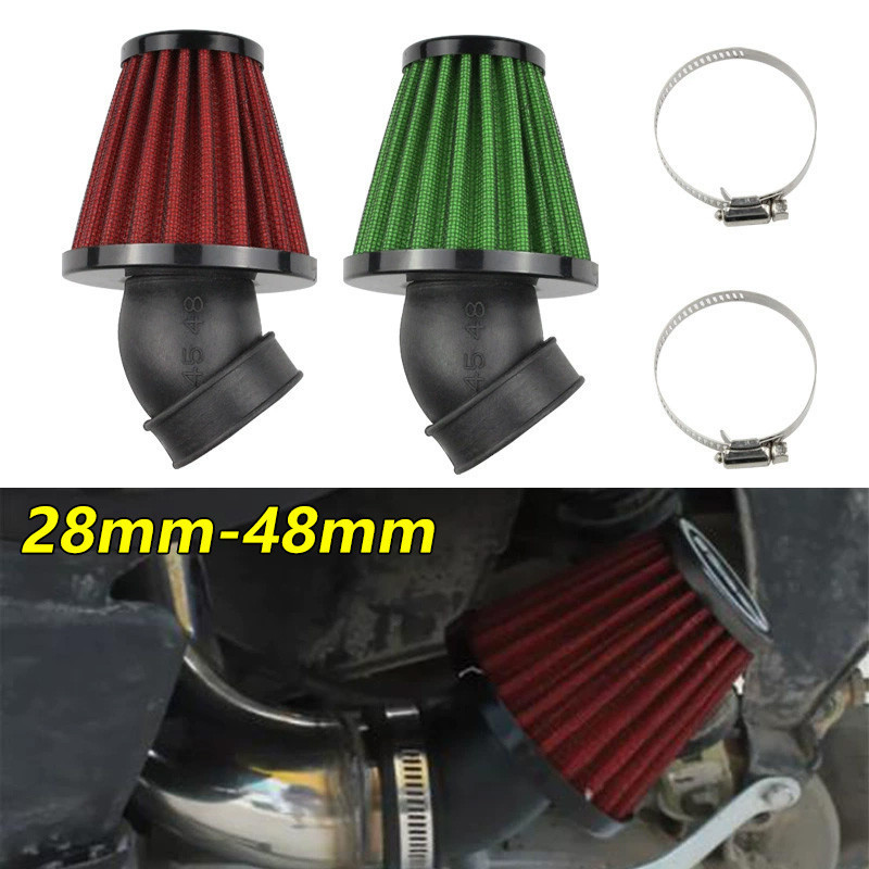Elemento de Filtro de Ar para Motocicleta 28-48MM, Cabeça em Forma de Cogumelo, Filtro de Ar de Alto Fluxo, Filtro de Ad