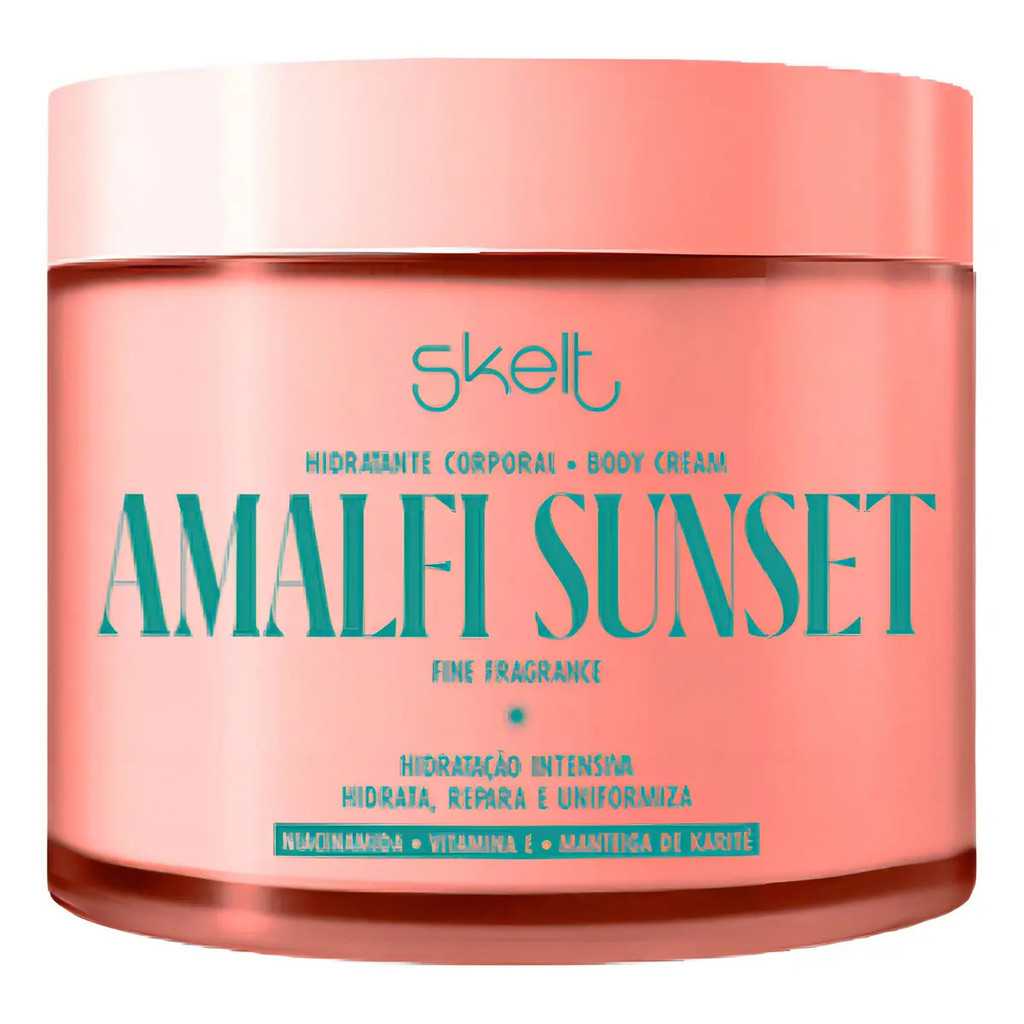 Skelt Hidratante Desodorante Corporal Amalfi Sunset Pele Iluminada 200g
