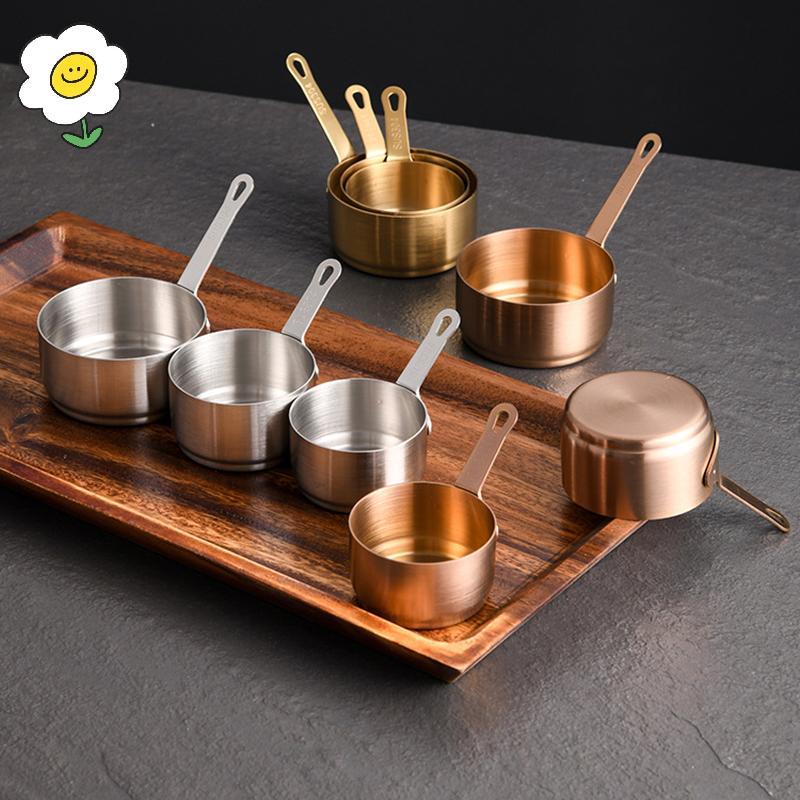 maoting } 304 Copo De Molho De Aço Inoxidável Staable Com Alça Mini Panela Para Festa Banquete Piquenique Tempero Tigela