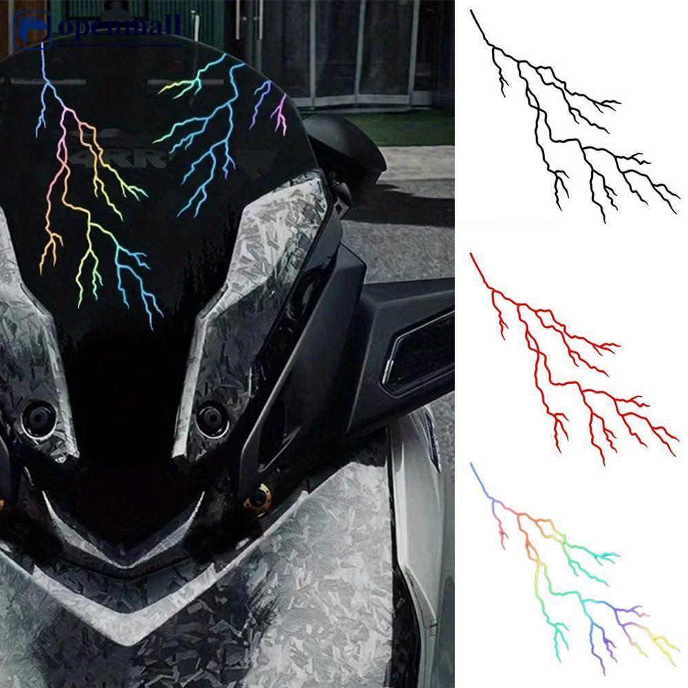 Nobleflying OMALL Adesivos De Corpo De Motocicleta Decoração Estilo Crack Puxar Flor À Prova D'água Decalque De Cabeça F
