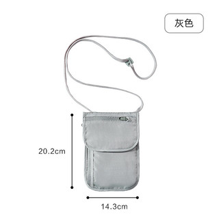 Bolsa para documentos de passaporte, justa, invisível, à prova d'água, RFID, antifurto, cintura, viagem no exterior, arm