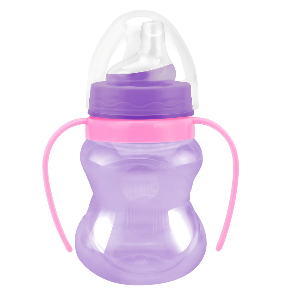 Copo de Treinamento com Relevo Alça e Bico de Silicone 240ml