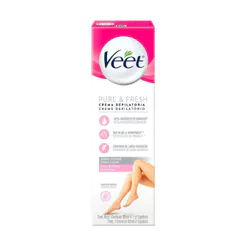 Creme Depilatório Veet Pure & Fresh Pernas e Corpo Pele Normal 100ml