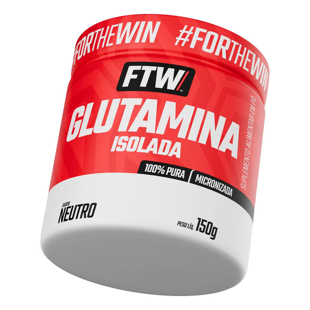 Glutamina Micronizada Isolada - 150g Neutro - Ftw Sabor Sem sabor