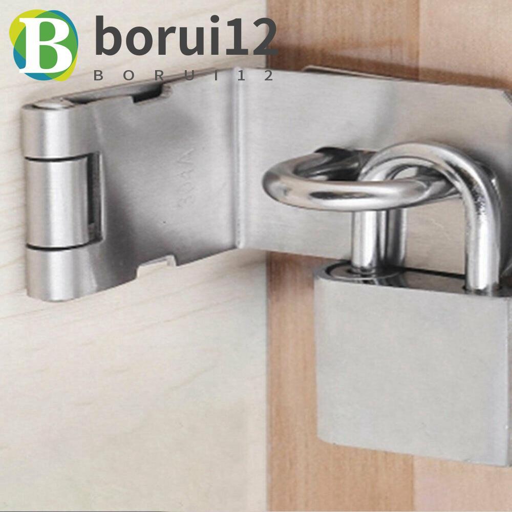 BORUIB Ferrolho 90 Graus Durável Gabinete Segurança Ferragem Hotel Grampo Porta Galpão Fechadura Da Accessary