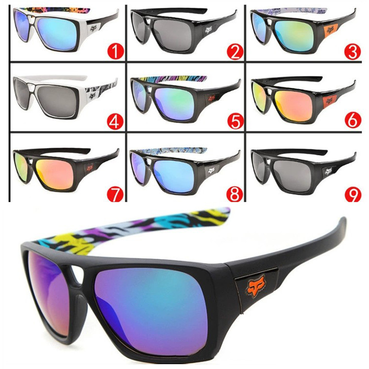FOX Esportes Ao Ar Livre Ciclismo Óculos De Sol Lazer Coloridos De Armação Grande À Prova De Vento