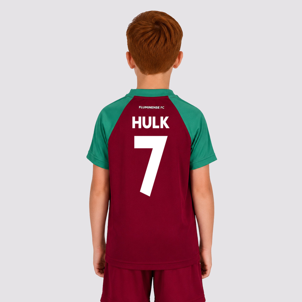 Camisa Fluminense Surdir Infantil Vinho 7 Hulk
