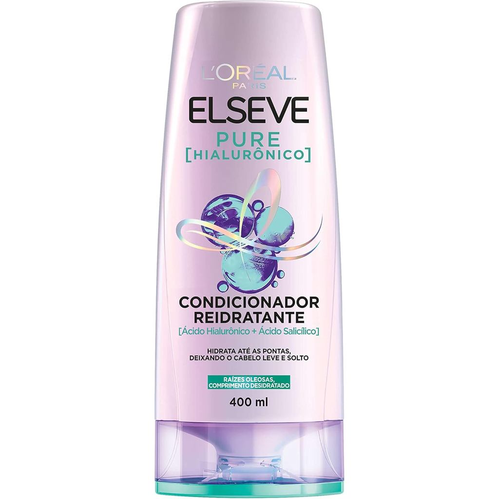 Condicionador L'Oréal Paris Elseve Pure Hialurônico 400ml
