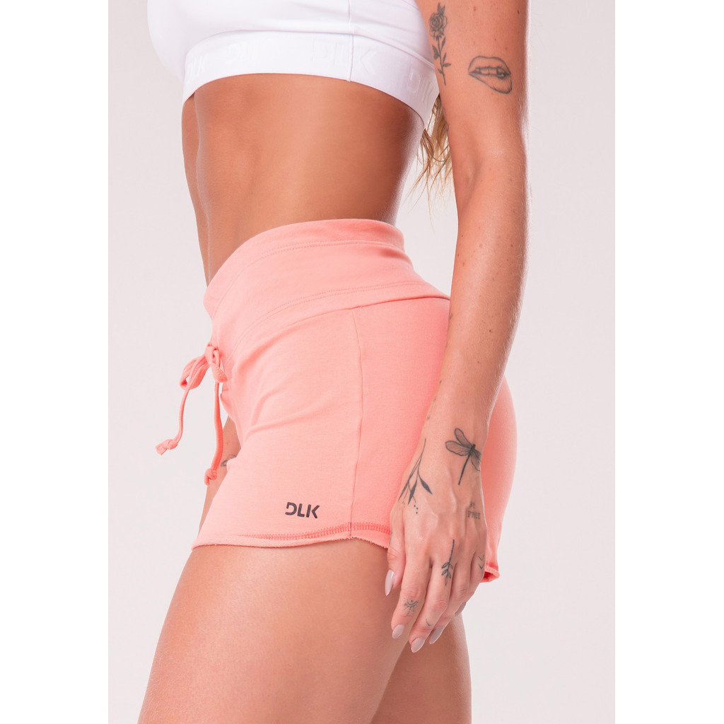 SHORT MOLETOM COM CADARÇO DLK