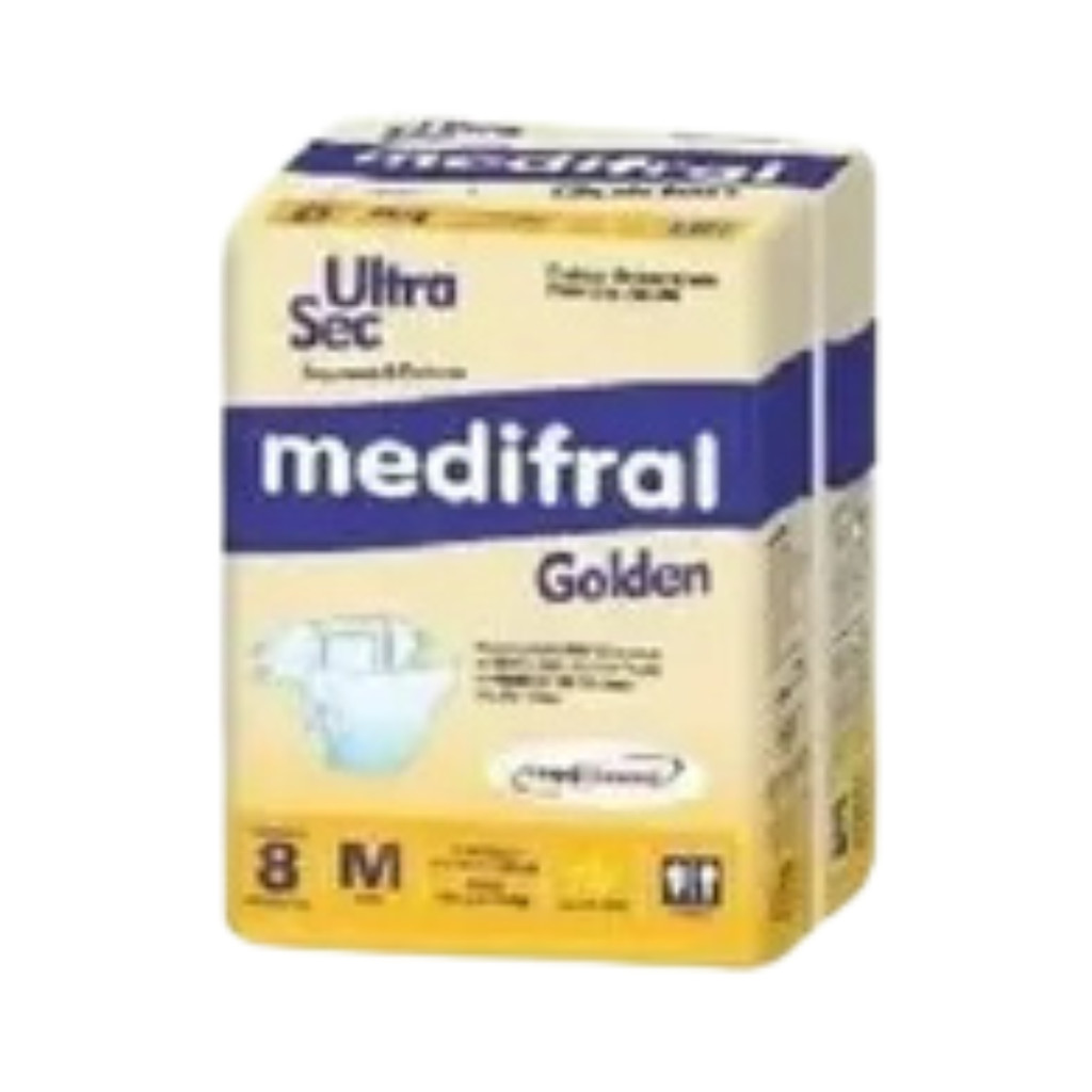 8un Fralda Geriátrica Descártavel M - Medifral Golden